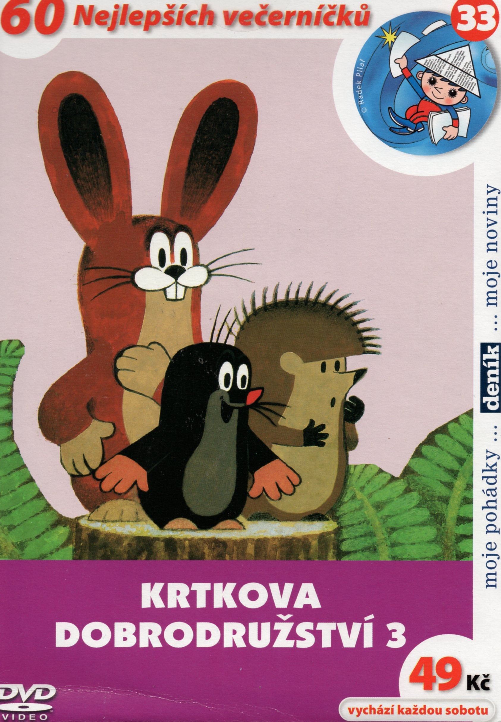 Little Mole adventures / Krtkova dobrodruzstvi 3 DVD