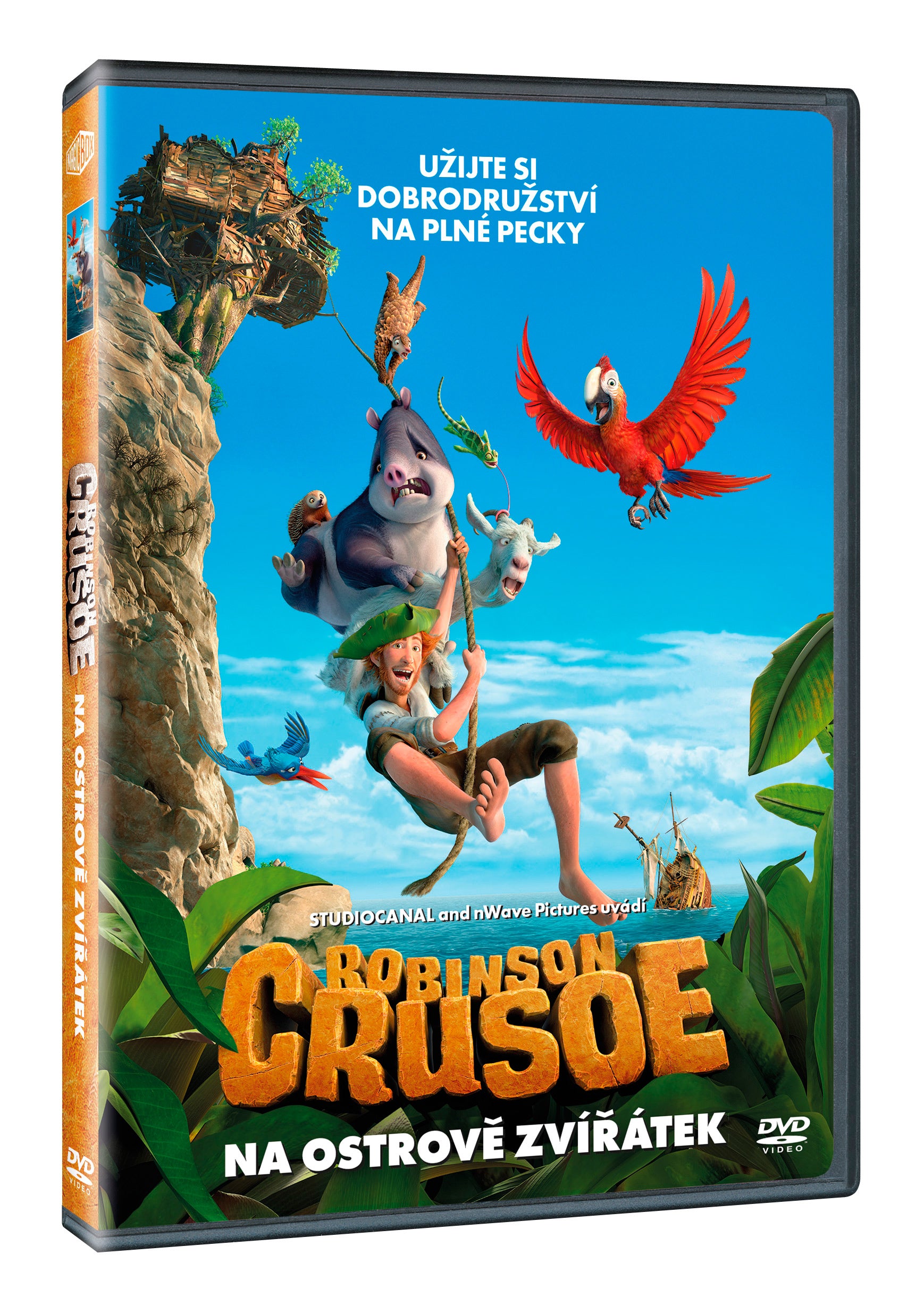 Robinson Crusoe: Na ostrove zviratek DVD / Robinson