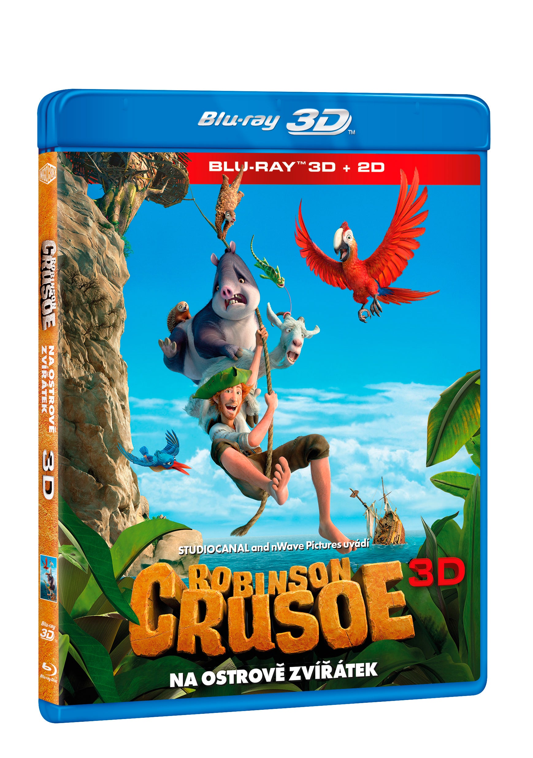 Robinson Crusoe: Na ostrove zviratek BD (3D+2D) / Robinson - Czech version
