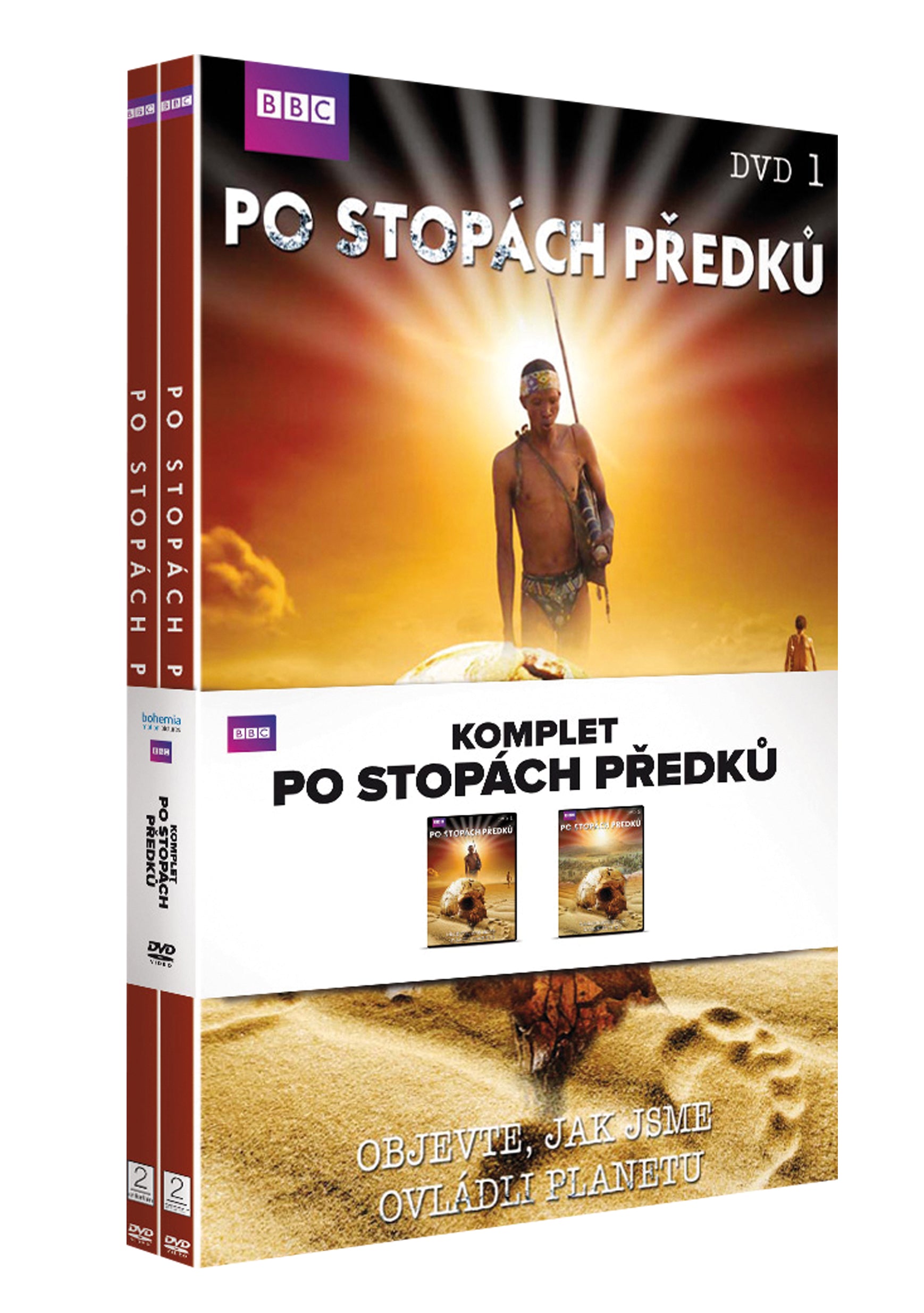 Komplet Po stopach predku 2DVD / Incredible Human Journey