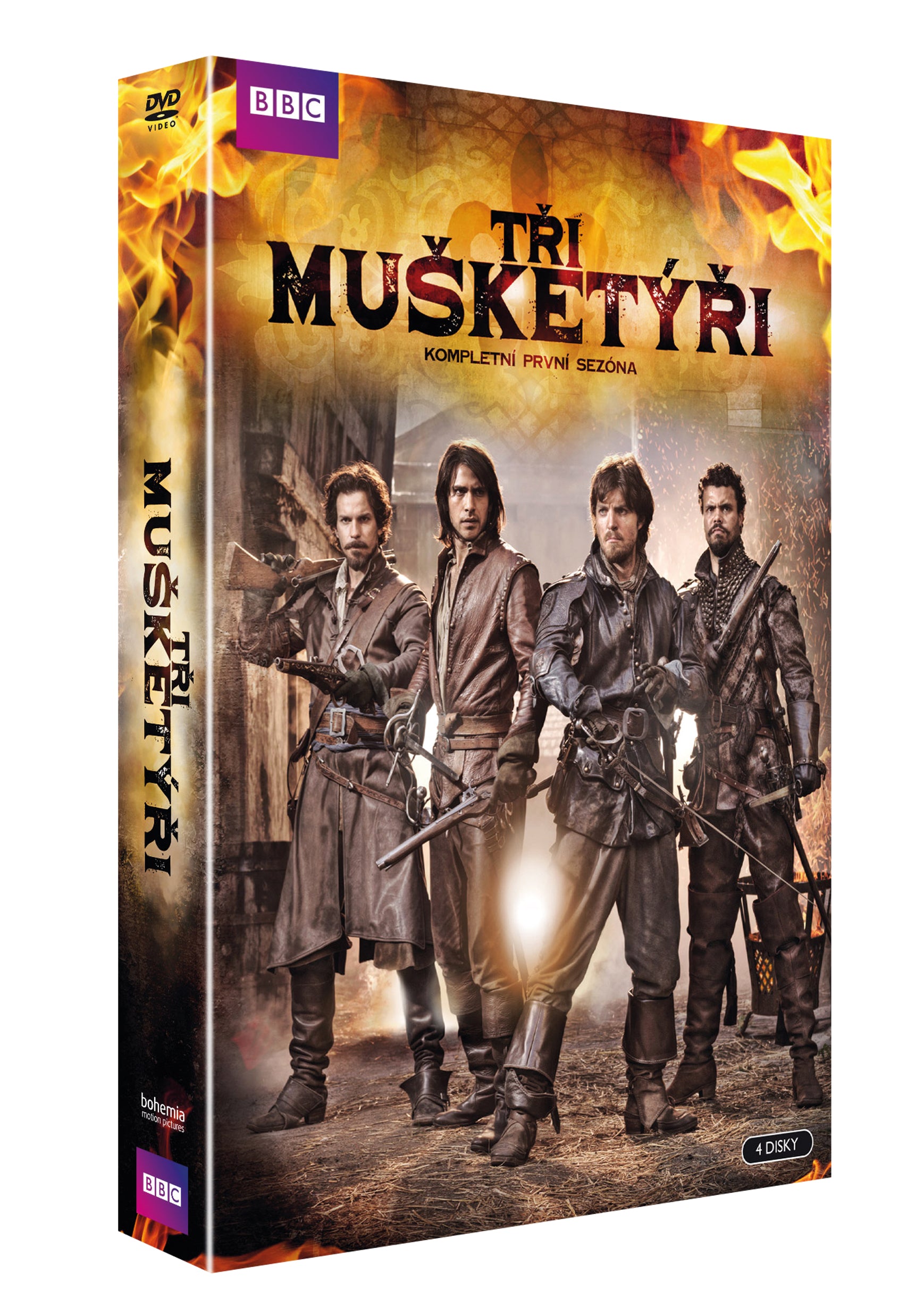 Tri musketyri - Kompletni I. sezona 4DVD / The Musketeers