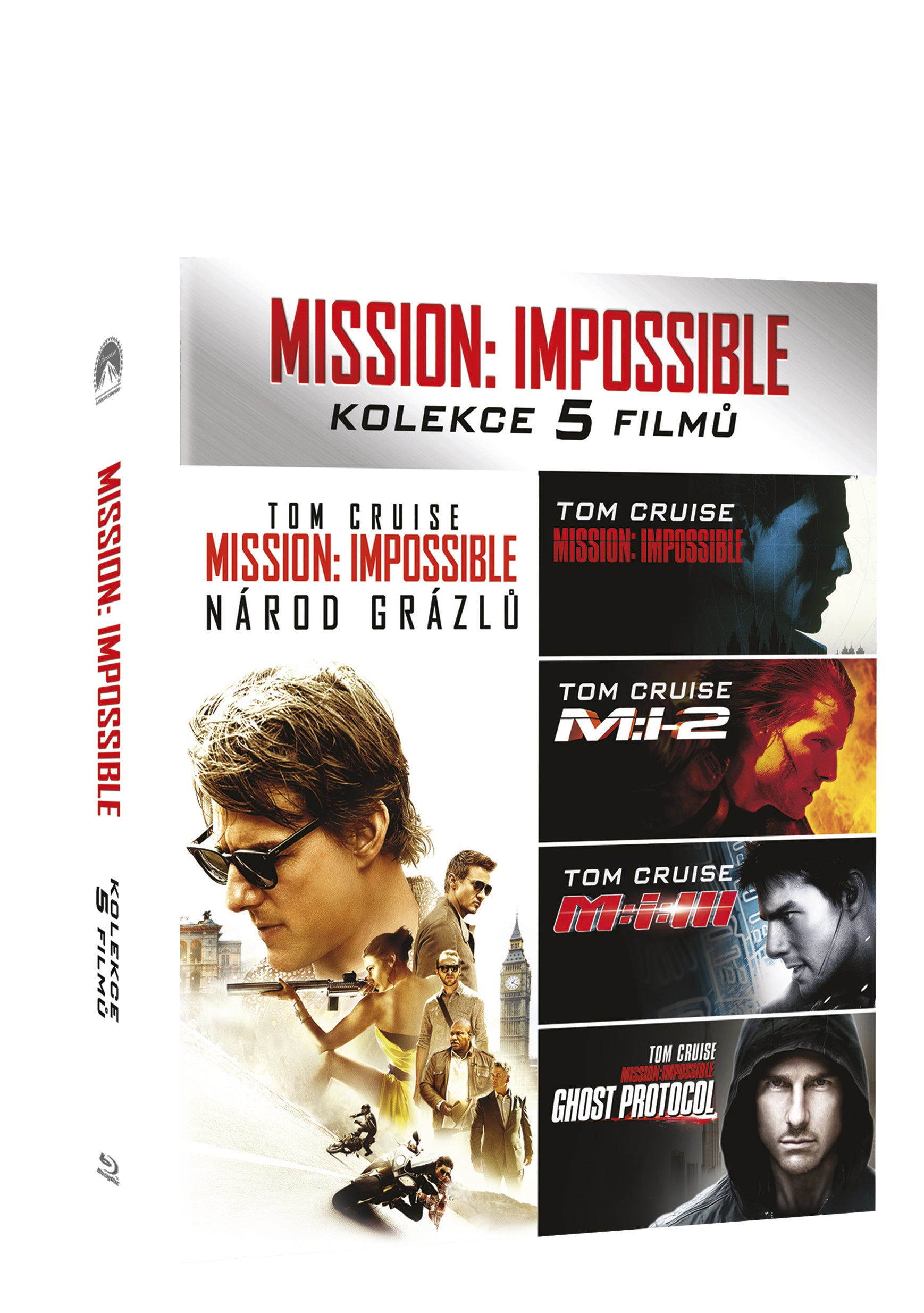 Mission: Impossible kolekce 1-5 BD / Mission: Impossible Collection - Czech version