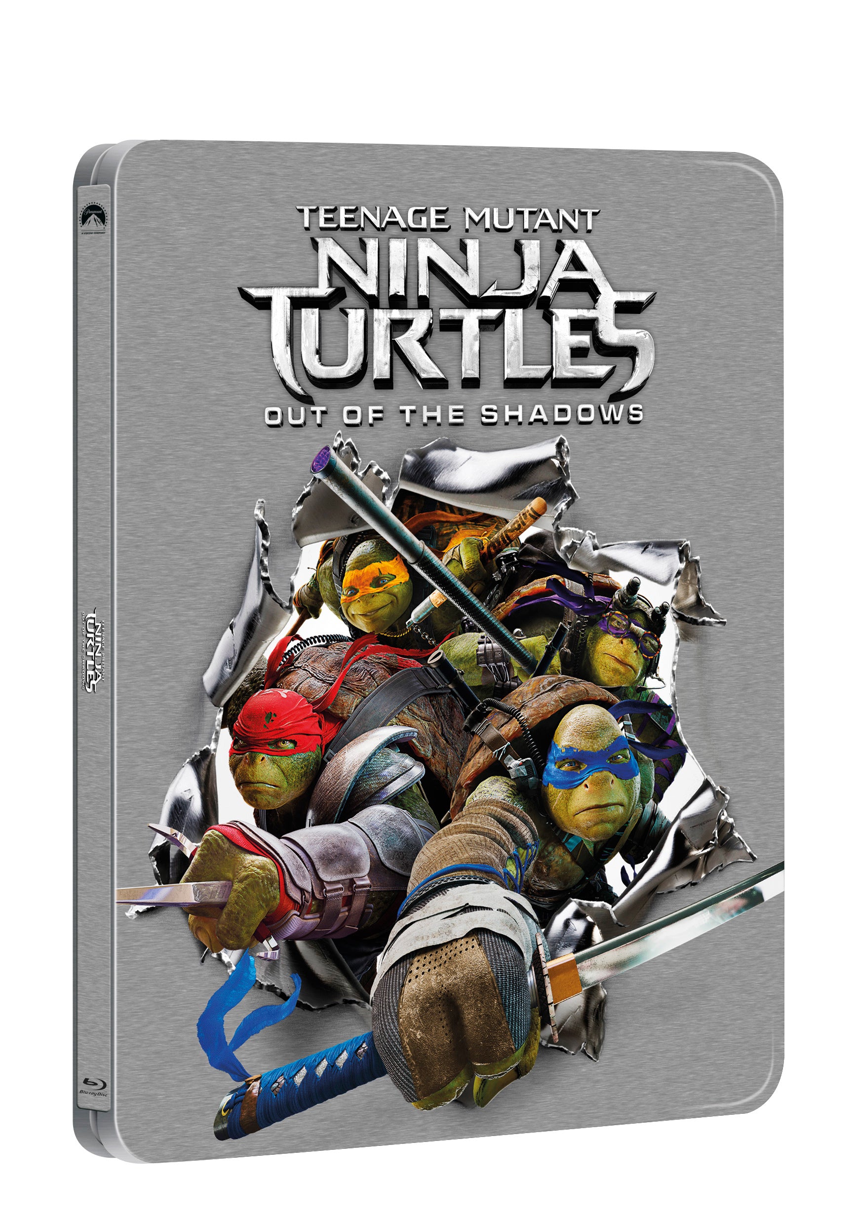 Zelvy Ninja 2 (2Blu-ray 3D+2D) - steelbook (Teenage Mutant Ninja Turtles: Out Of The Shadows - steelbook)