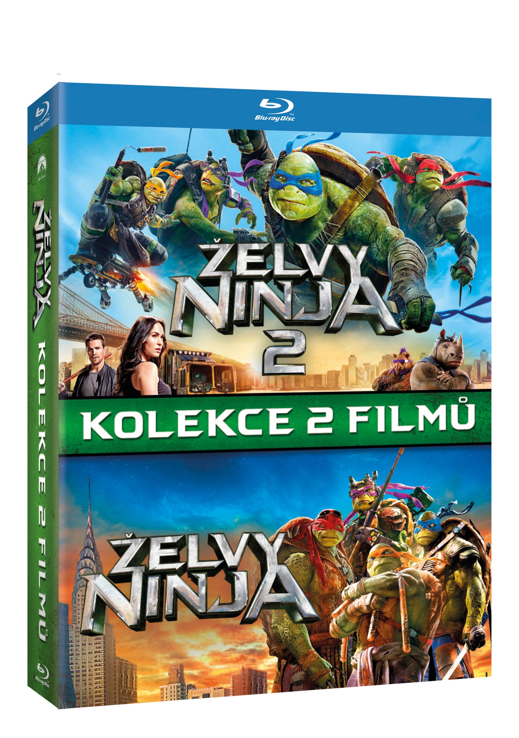 Zelvy Ninja kolekce 1-2 2BD / Teenage Mutant Ninja Turtles Collection 1-2 - Czech version