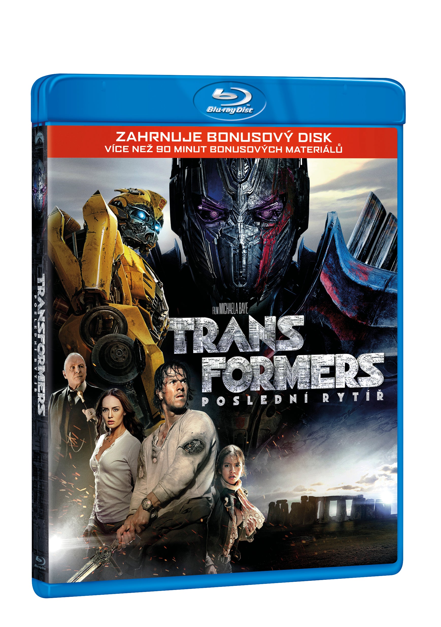 Transformers: Posledni rytir 2BD (BD+bonus disk) / Transformers: The Last Knight - Czech version