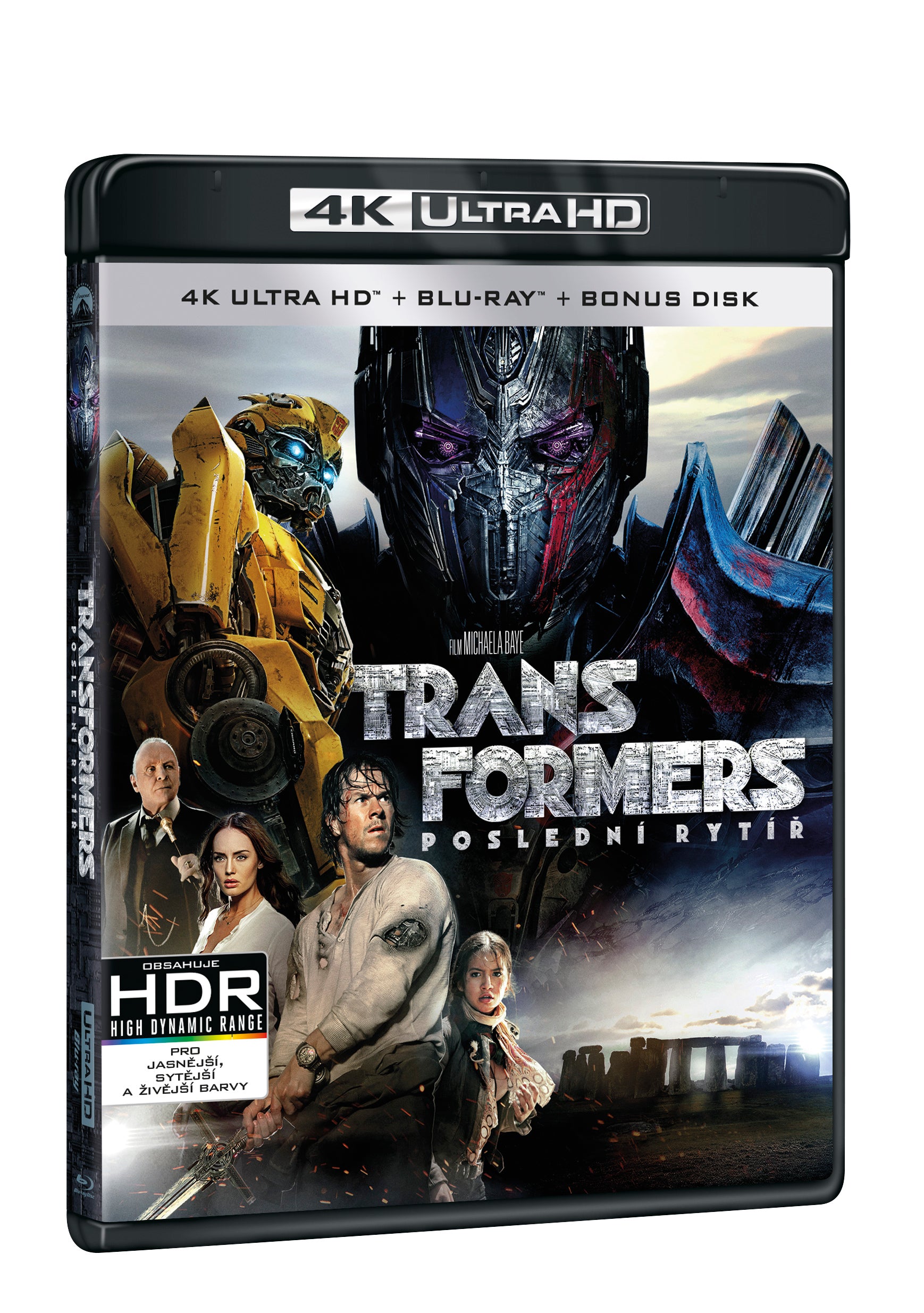 Transformers: Posledni rytir 3BD (UHD+BD+bonus disk) / Transformers: The Last Knight - Czech version