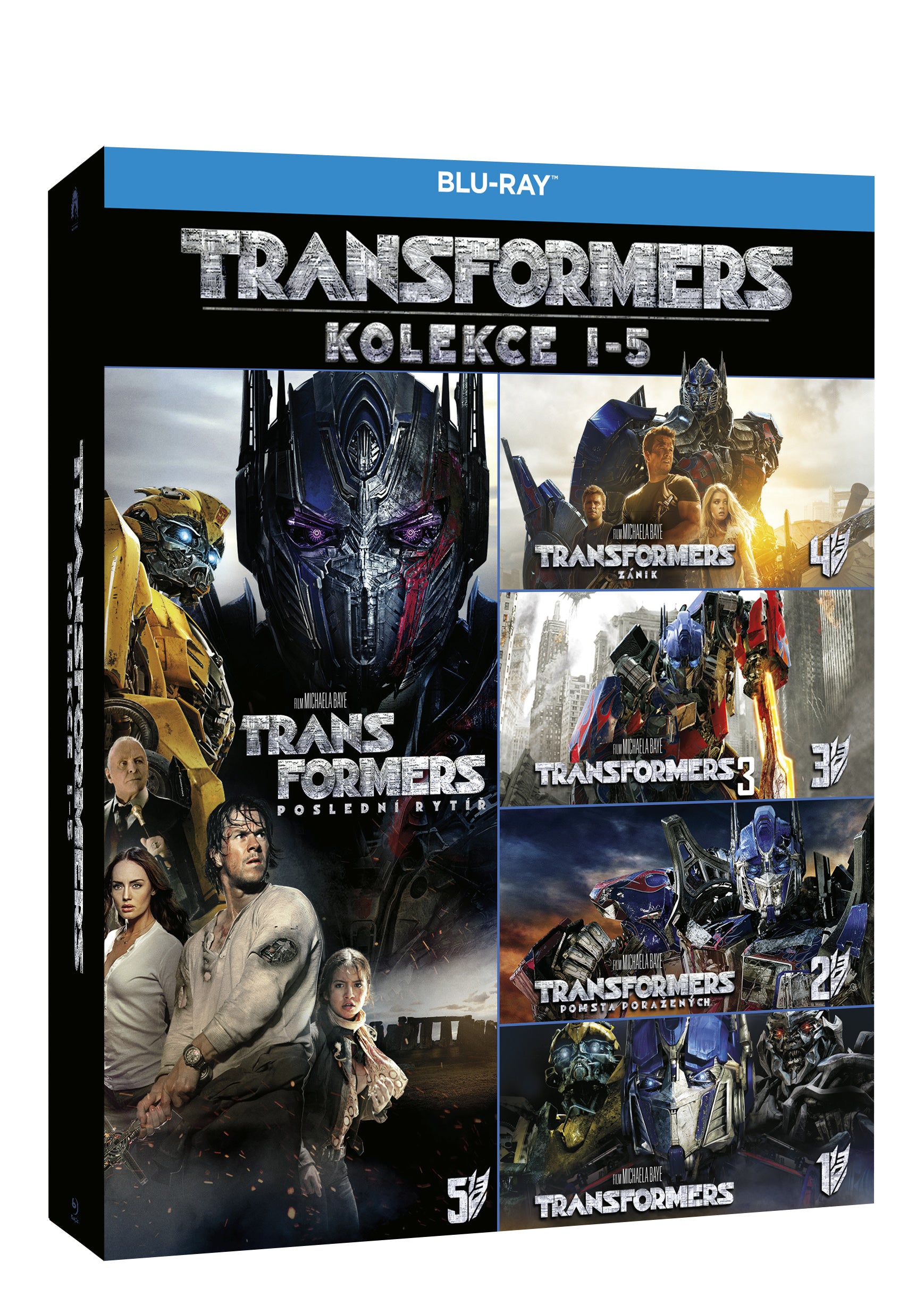 Transformers kolekce 1-5 5BD / Transformers 5-Movie Collection - Czech version