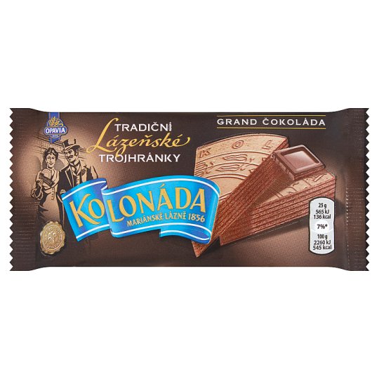 Opavia Kolonada Triangles Grand Chocolate traditional spa wafers