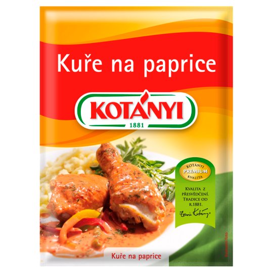Kotanyi Koreni Kure Na Paprice Chicken on paprika