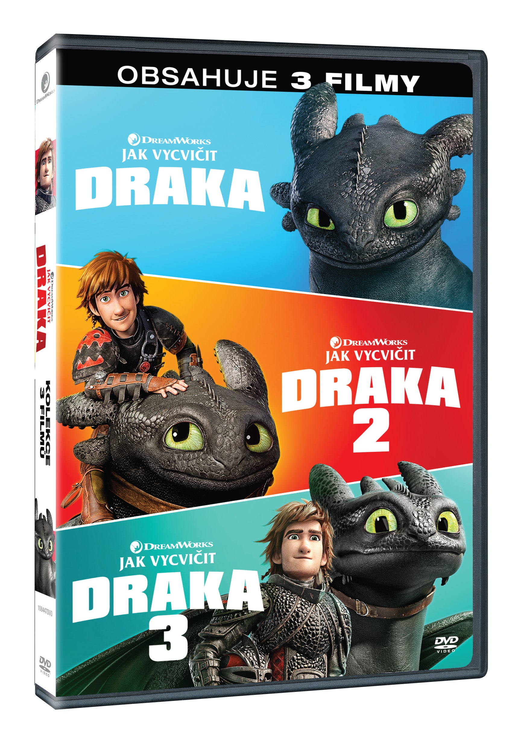 How to Train Your Dragon Collection / Jak vycvicit draka kolekce 1-3 DVD