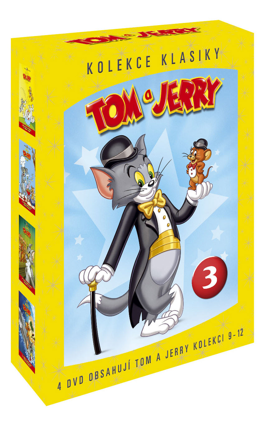 Tom und Jerry Sammlung 3. 4DVD - 9 - 12 dil. / Tom und Jerry-Sammlung 3