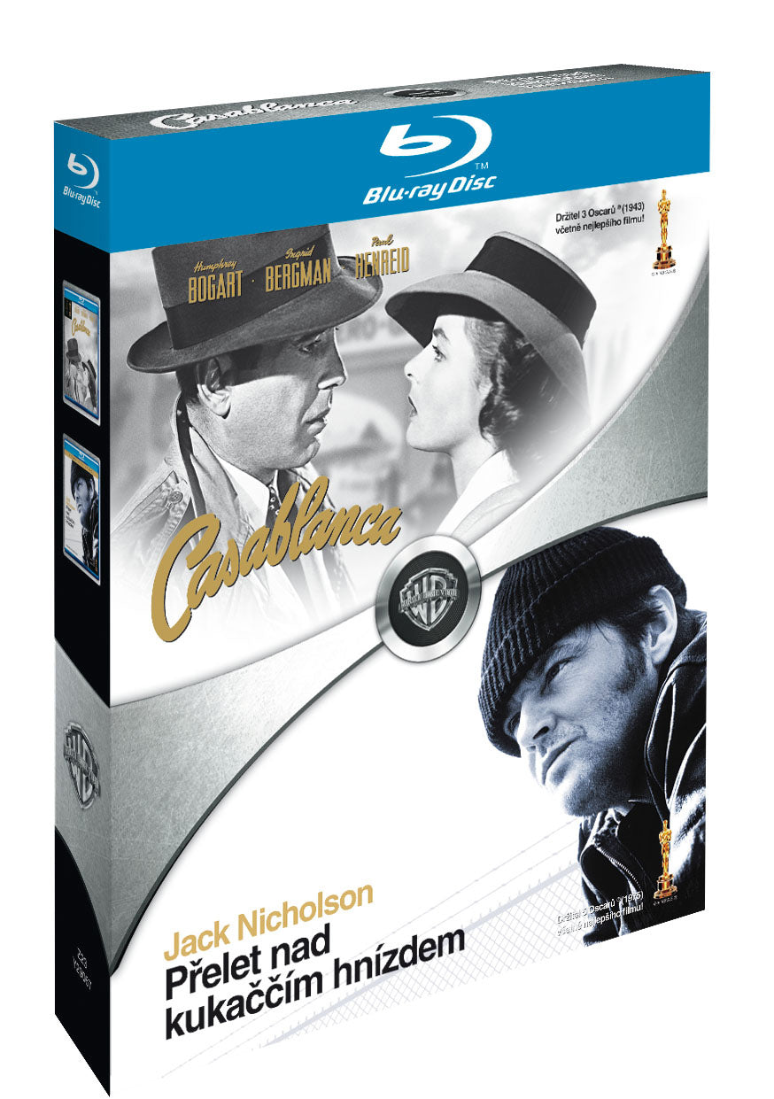 Prelet nad kukaccim hnizdem + Casablanca 2BD / One Flew over the Cuckoos Nest + Casablanca - Czech version