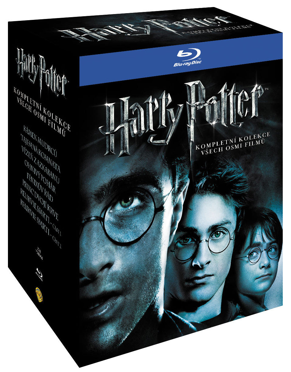 Harry Potter kolekce roky 1-7b. 11BD / Harry Potter Boxset Years 1-7b BD - Czech version