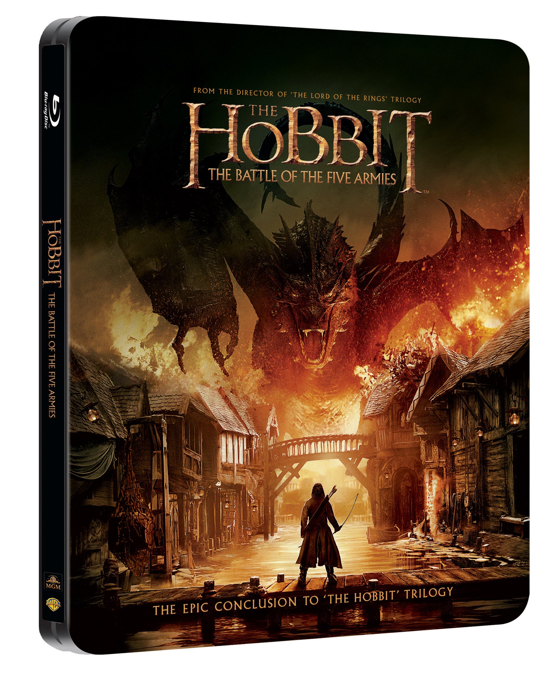 Hobit: Bitva peti armad 2BD - steelbook / The Hobbit: The Battle of the Five Armies - Czech version