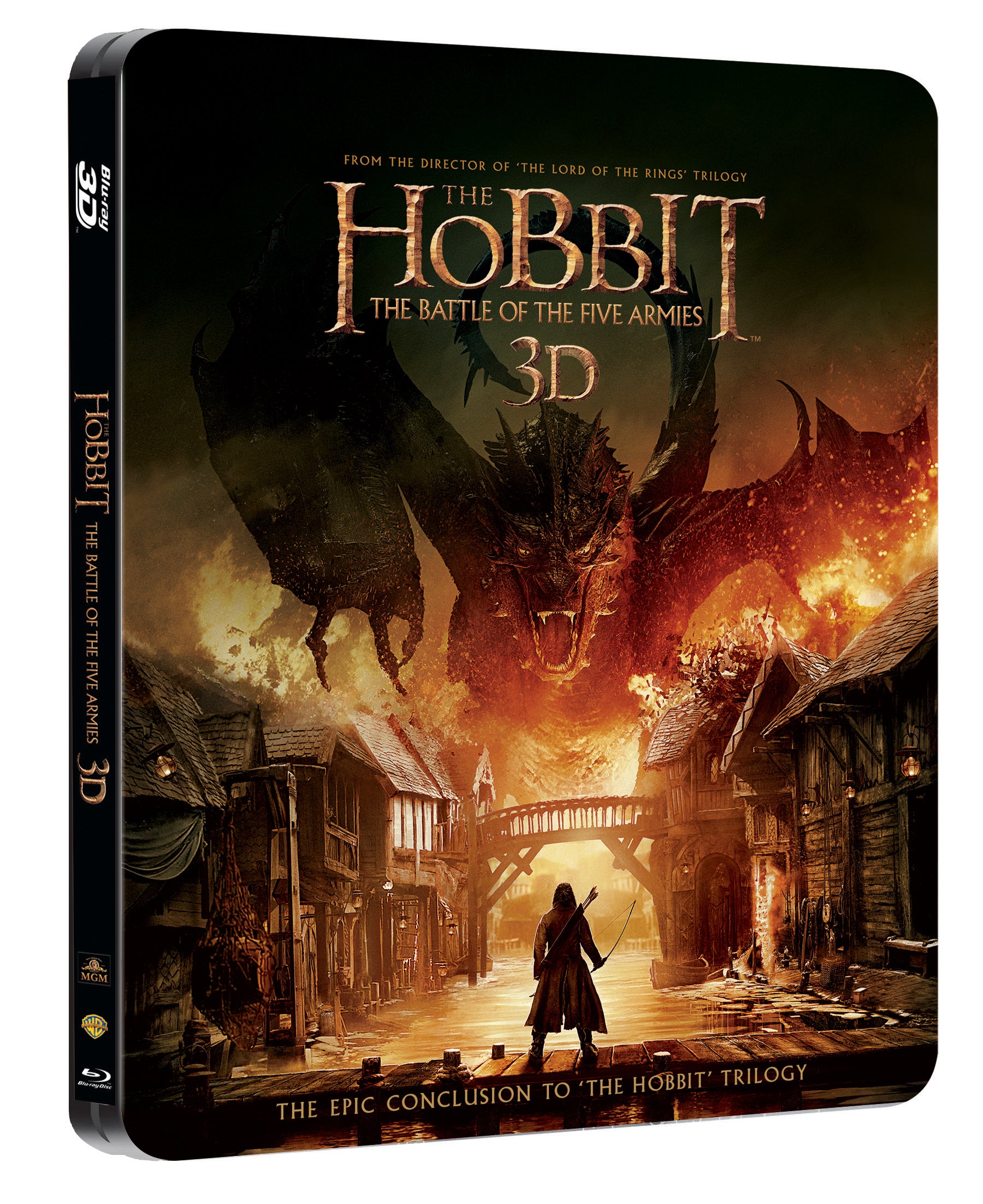 Hobit: Bitva peti armad 4BD (3D+2D) - steelbook / The Hobbit: The Battle of the Five Armies - Czech version