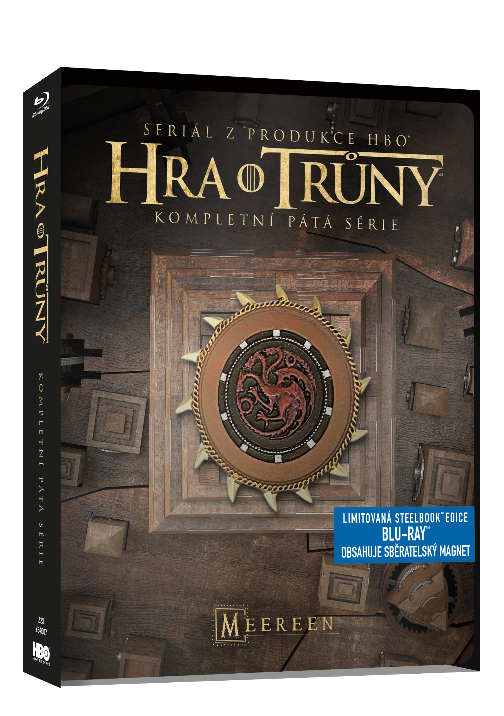 Hra o truny 5. serie (4Blu-ray)- steelbook (Game of Thrones Season 5 4BD steelbook)