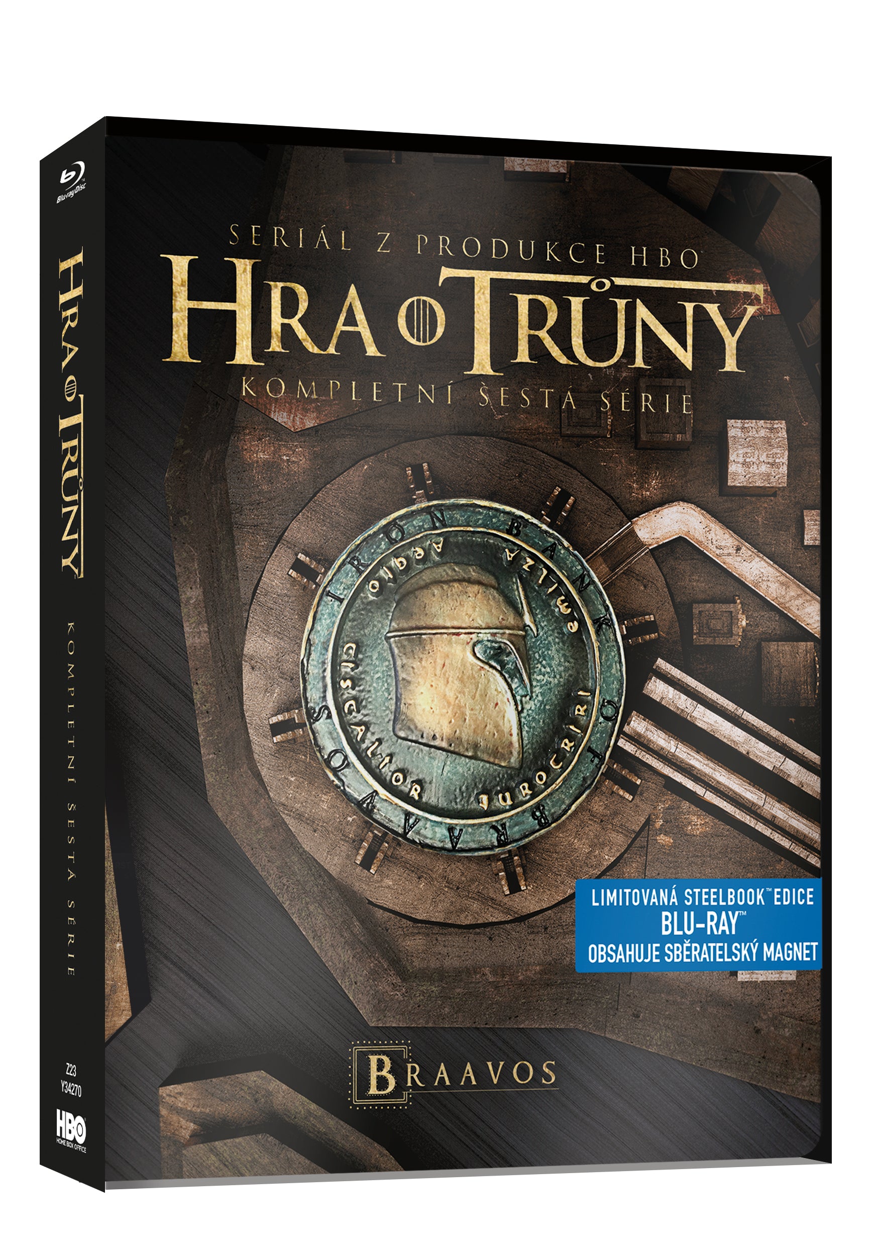 Hra o truny 6. serie 4BD - steelbook / Game of Thrones Season 6 - Czech version