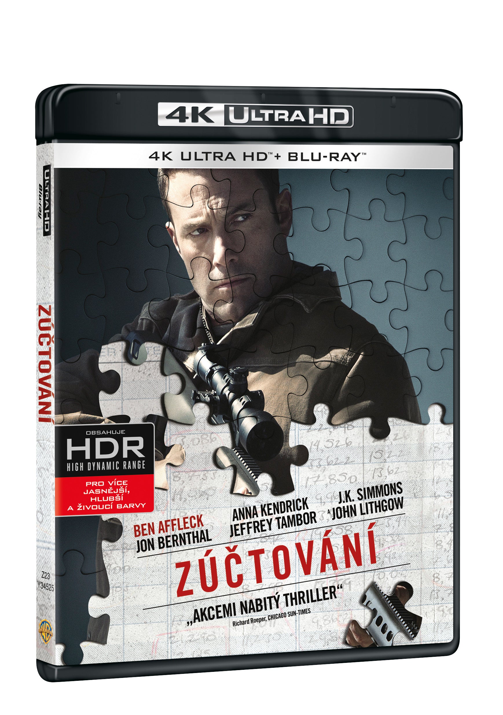 Zuctovani 2BD (UHD+BD) / The Accountant - Czech version