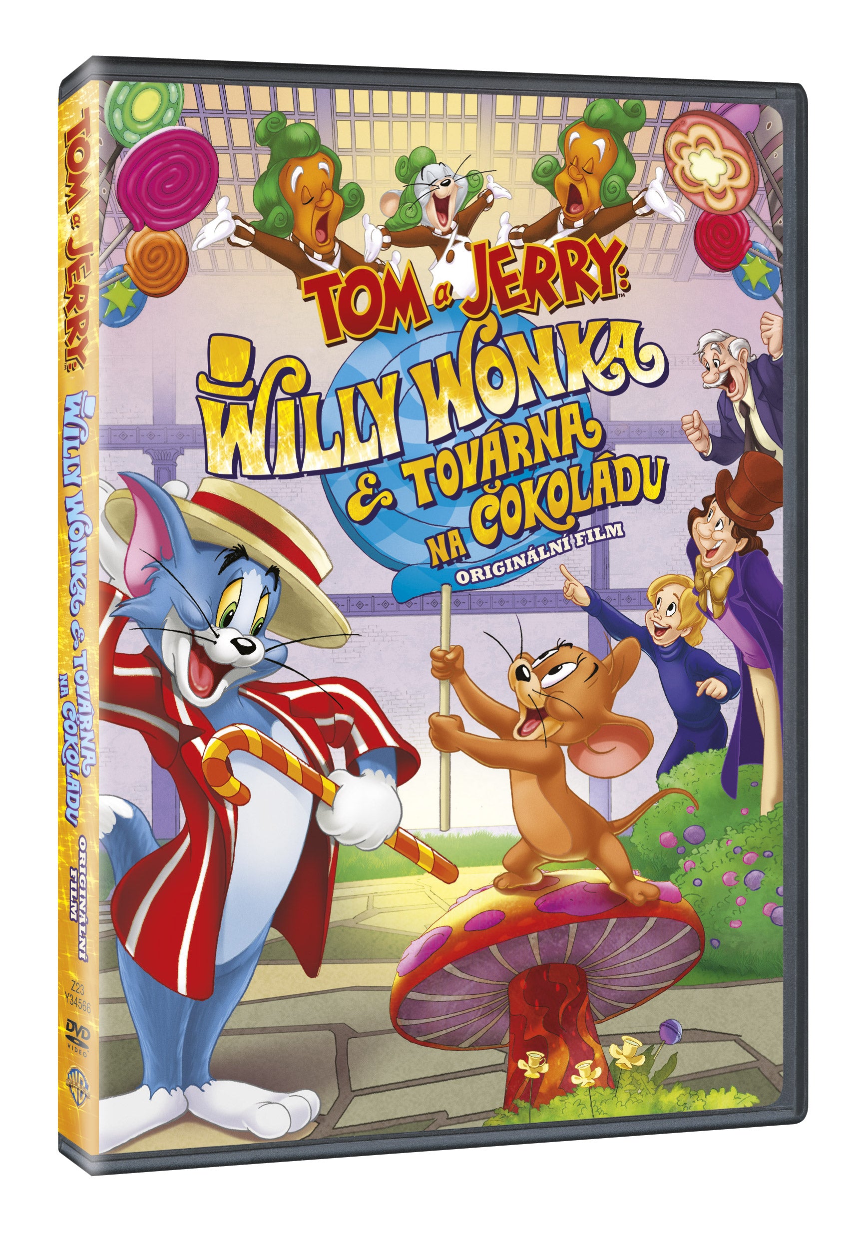 Tom a Jerry: Willy Wonka a tovarna na cokoladu DVD / Tom and Jerry: Willy Wonka
