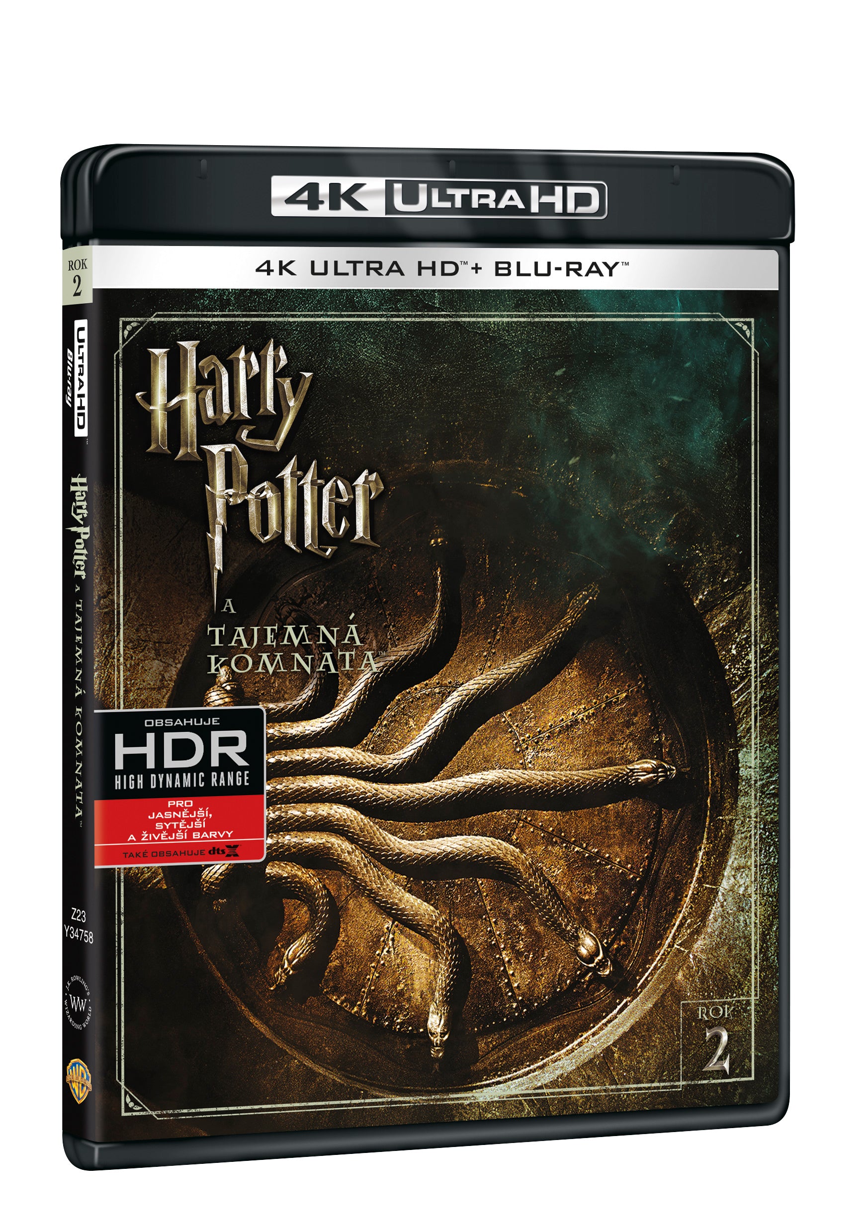 Harry Potter a Tajemna komnata 2BD (UHD+BD) / Harry Potter and the Chamber of Secrets - Czech version