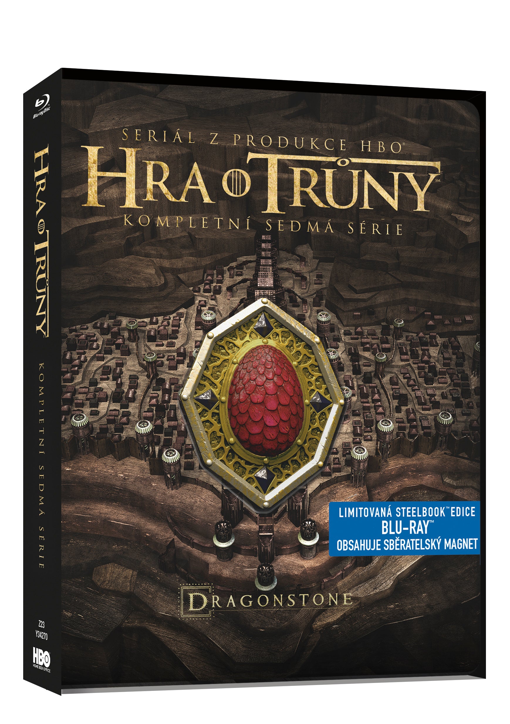 Hra o truny 7. serie 3BD - steelbook / Game of Thrones Season 7 - Czech version