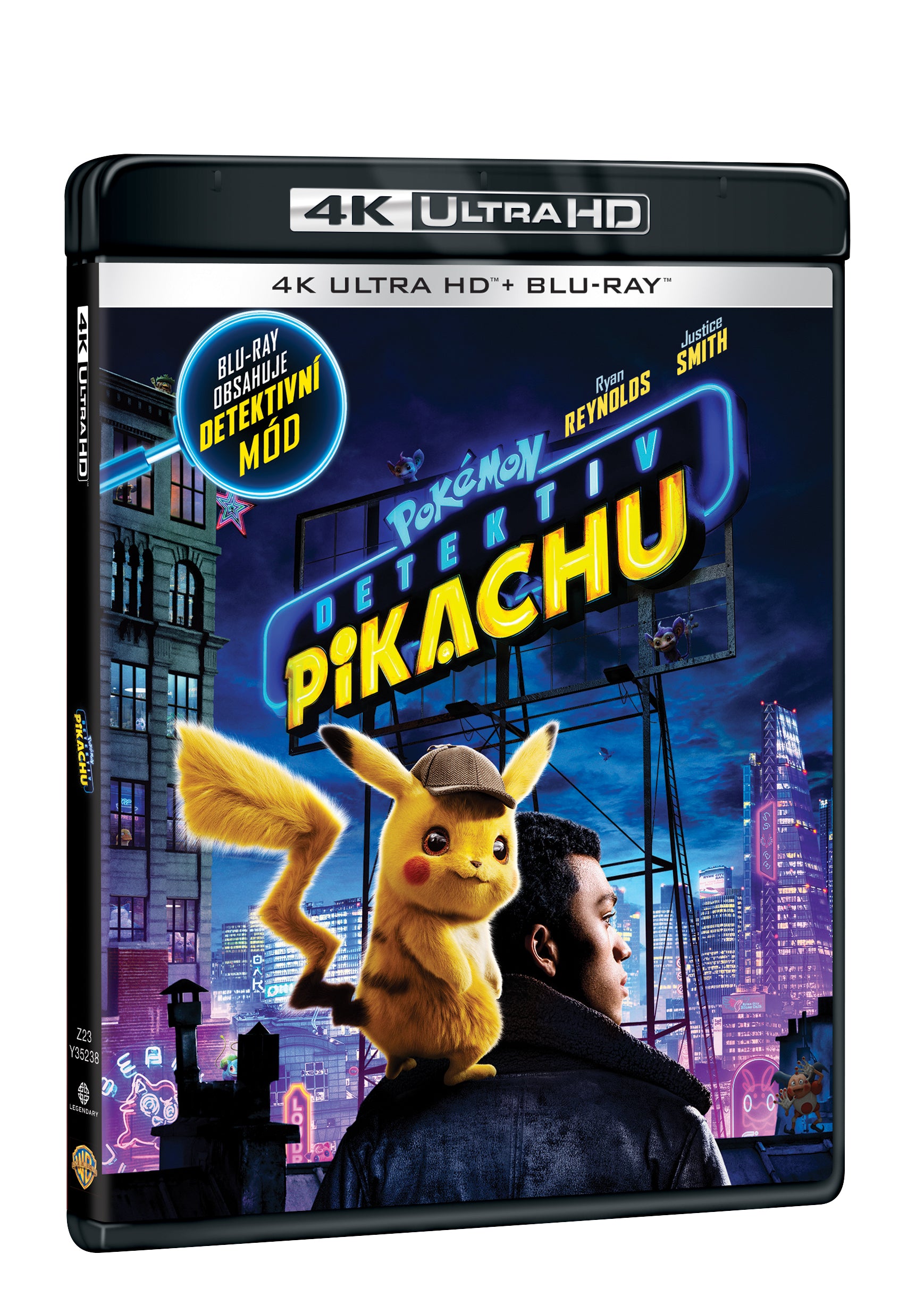 Pokemon: Detektiv Pikachu 2BD (UHD+BD) / Pokemon: Detective Pikachu - Czech version