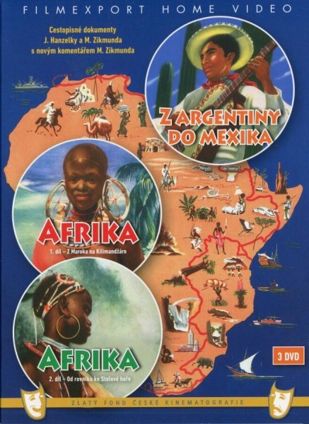 Hanzelka and Zikmund - Africa and from Argentina to Mexico/ Hanzelka a Zikmund Afrika a Z Argentiny do Mexika 3x DVD