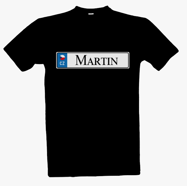 Choose your name T-shirt MAN - czechmovie