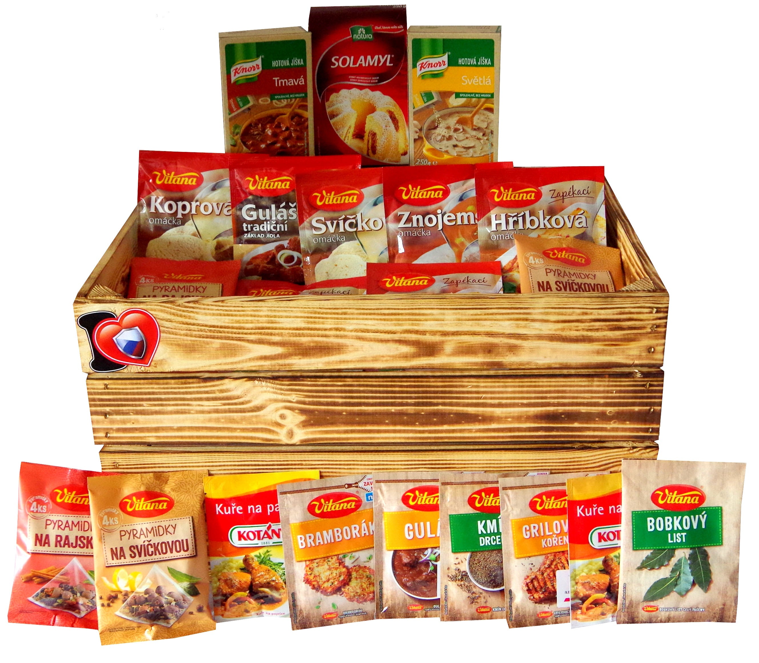 Czech sauces and spices set
