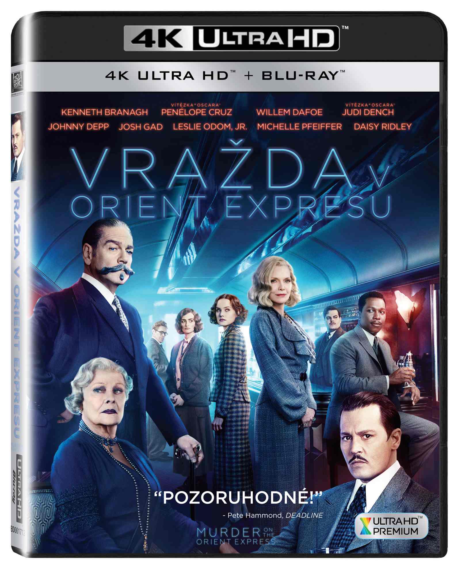 Vrazda v Orient expresu (2017) 2BD (UHD+BD) / Murder on the Orient Express (2017) - Czech version